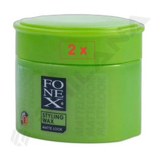 2 x Fonex Matte Look Haarstyling Wax 100ml NEU