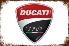 Blechschild DUCATI CORSE 30 x
