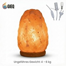 Salzkristall Stein Lampe