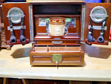 Viktorianischer Pfeifen Kabinettschrank eines hohen Freimaurers, 1907