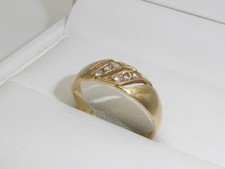 750 Gelbgold 18K Gold Ring Verlobungsring Goldring 3,07 g RG 59 -18,8 mm 9742