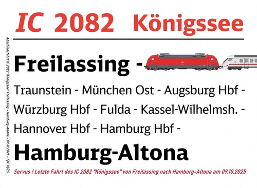 Zuglaufschild 2082 - zuglaufschild,