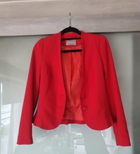 Damen Blazer Orsay S rot Knöpfe Business Outfit Jacke