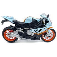 1:12 BMW S1000RR Motorrad Modell Die Cast Spielzeug Fahrzeug fur Sammler Blau