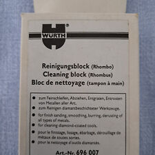 WÜRTH Reinigungsblock Schleifblock Schleifklotz für Metalle aller Art Rhombo OVP