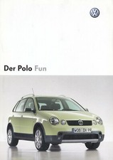 VW VOLKSWAGEN POLO FUN IV 4 Sondermodell Prospekt Brochure 2003 AD 