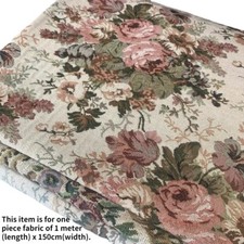 Retro Jacquard Rose Blumen