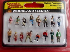 Figuren H0 16-teiliges Bahnsteig-Set Neu OVP für Modellbahn Anlage etc.