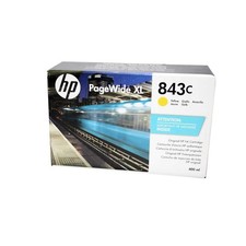 HP Druckerpatrone Nr. 843C Yellow C1Q68A 400ml PageWide XL 4000 4500 5000 2024