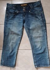 **DBC ISA9-22  CAPRI BERMUDA SOMMER JEANS W 29 Blue JEANS HOSE TOP NEW STYLE **