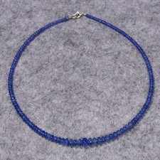 Tansanit Halskette, 925er