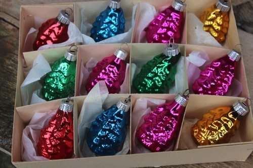 Pcs vintage christmas tree - 12,