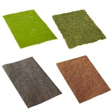 Gras Moos Rasen Matte, 20 x 30 cm Modellbau Mini-Garten Wichtel