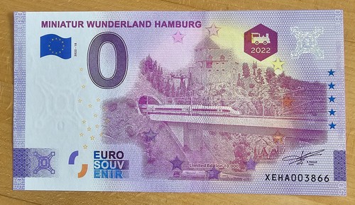 Euro schein miniatur - /,