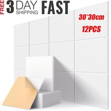 12PCS Akustik Platten Schallschutz Studio Schallschutzplatten Schallabsorber DE