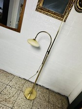 Leselampe Sölken  Jugendstil Messing-metall Stehlampe Gold Lampe Bogen Glas