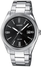 Casio Herrenuhr Quarz Schwarz/Silberfarben MTP-1302PD-1A1VEF B-Ware