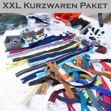 XXL Kurzwaren Paket Restposten Gurtband Reißverschlüsse Knöpfe Nähzubehör Mix