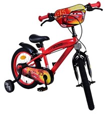 Volare Disney Cars 16 Zoll Kinderfahrrad Rot mit zwei Handbremsen - Sicherheit, 