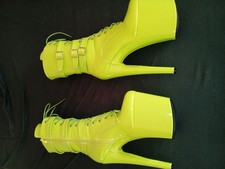 Sexy Gogo/Tabeldance Stiefel  Gr 43  Farbe Neon Grün !