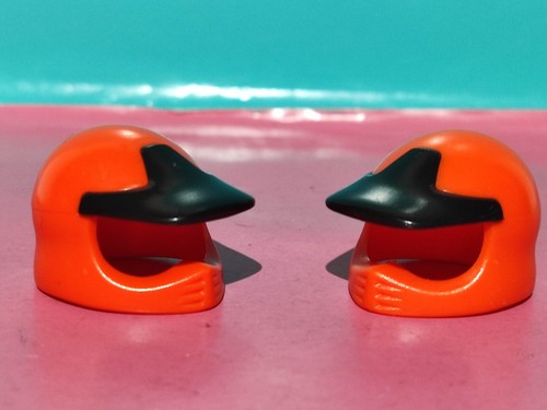 Playmobil orange helme - orange,