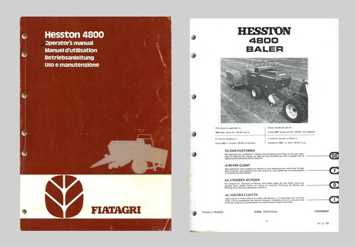 Fiatagri hesston 4800 - fiatagri,