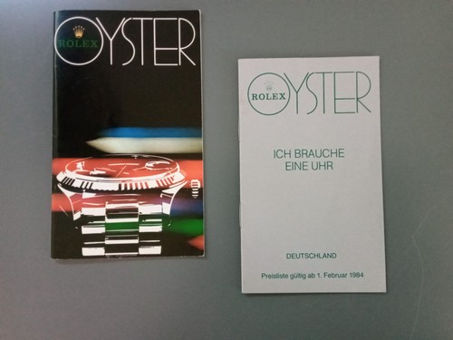 Rolex oyster prospekt mit - oyster,