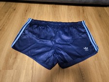 Original Adidas Vintage Shorts Beckenbauer Blau Größe 8