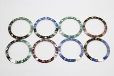 GMT compatible bis 11 Arabisch Keramik Uhr Lünette Inlay Bezel Inset 38-30,6mm