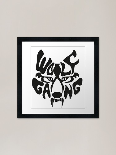 Wolfsbande gerahmter - wolfsbande,