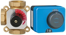 Dreiwege-Mischer Stellmotor Heizung Fussbodenheizung 1" IG kv13 Motor 3 Wege