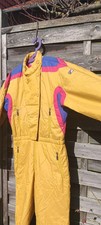 Super Skioverall ☆ FILA ☆ Damen ☆ 80er Jahre ☆ Vintage ☆ Safrangelb ☆ Gr. 40