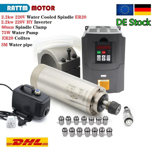Cnc spindel 2kw 220v - 【de】cnc,