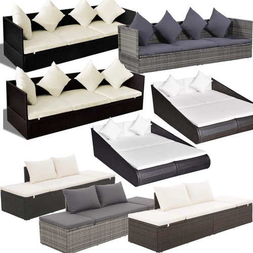 Gartenliege polyrattan - gartenliege,