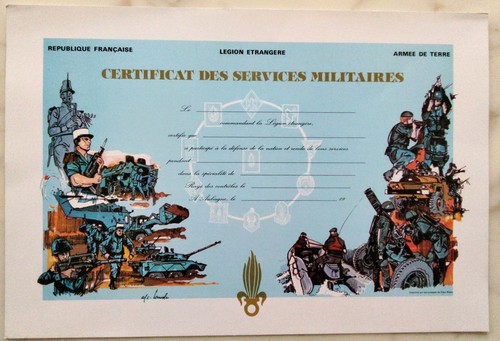 FREMDENLEGION~MILITÄRDIENSTZE