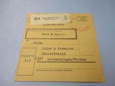 1944 paketkarte postgutkar - 1944,
