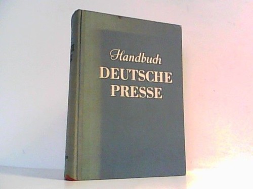 Handbuch deutsche presse - handbuch,