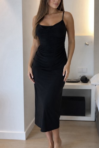 Zara kleid größe - zara, schwarz