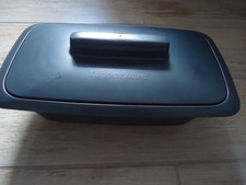 TUPPERWARE UltraPro anthrazit Kastenform 1,8 l Kasserolle Auflauf Brot Backofen
