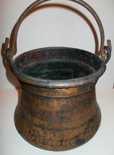 Kupfer-Kessel groß Antik