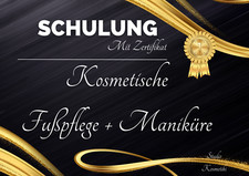 Kosmetische Fußpflege + Maniküre Schulung Selbststudium inkl. Zertifikat ! PDF