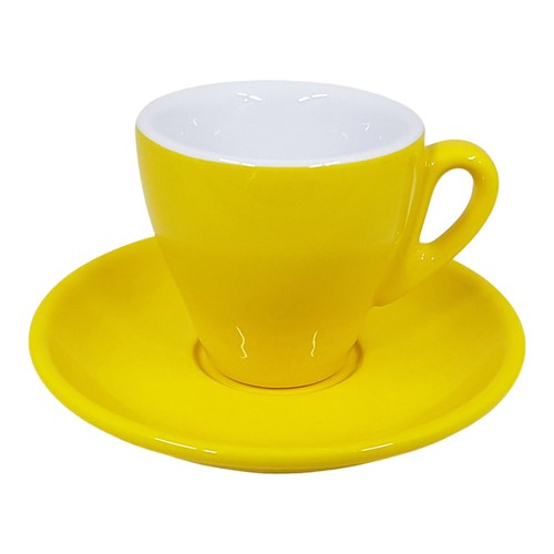 Espressotasse gelb dickwandig