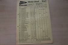 162729) Brumi Combi - Preise & Extras - Prospekt 1971