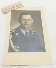 Top Studio Portrait 1941 Panzermann Unteroffizier mit Schützenhaus Uniform