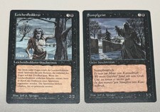 2x Black Cards MTG - German