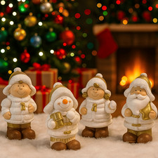 Weihnachtsdeko 4er Set Figuren