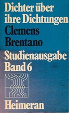 Clemens Brentano. Hrsg. von Werner Vordtriede in Zusammenarbeit mit Gabriele Bar
