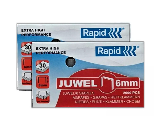 Heftklammern rapid 6mm - 2x,