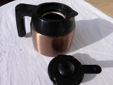 Bestron Kaffeekanne Thermo Farbe Kupfer Ersatzkanne für Kaffeemaschine GEBRAUCHT