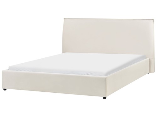 Wasserbett samtstoff weiß - weiß, /